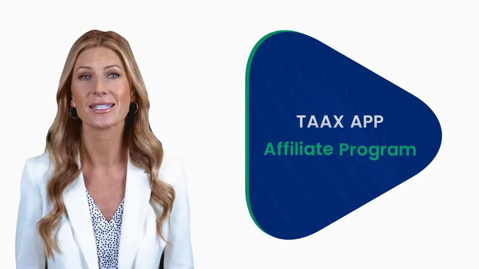 TAAX affiliate program video introduction