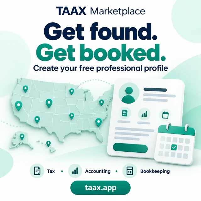 TAAX Marketplace promotional image